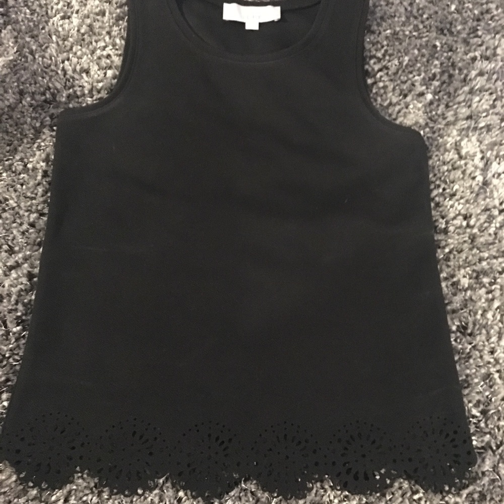 Dressy top with detailed bottom